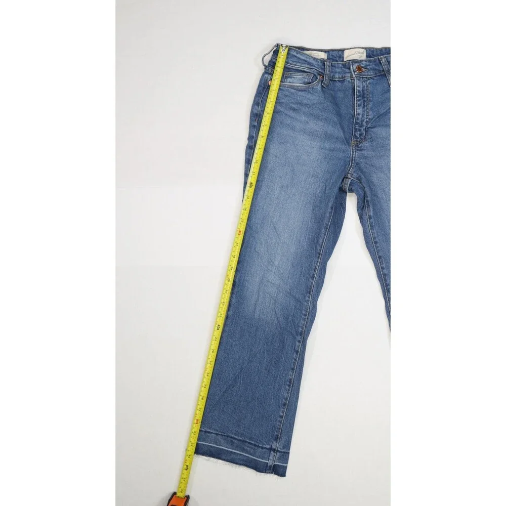 Universal Thread Jeans Womens 4 Blue High Rise Ankle Bootcut Vintage Stretch - Picture 2 of 13